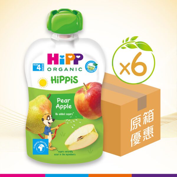 hipp-organic-pear-apple-100g-6-pcs-sg