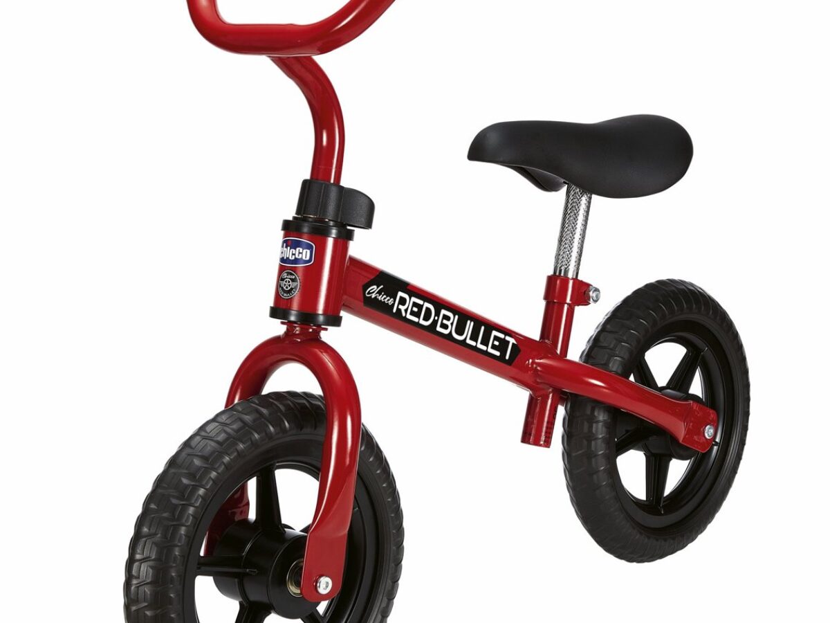 Chicco red bullet store balance bike set